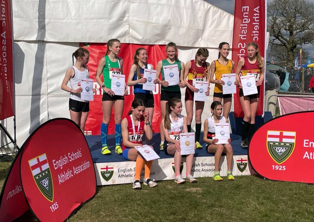 GREAT RESULTS AND 2 INTERNATIONAL VESTS AT THE ENGLISH SCHOOLS XC